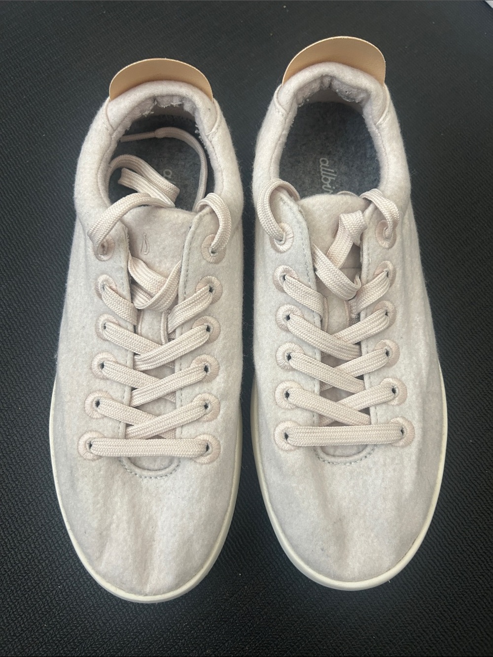 allbirds Women's Natural Cream Wool Low-Top Sneakers